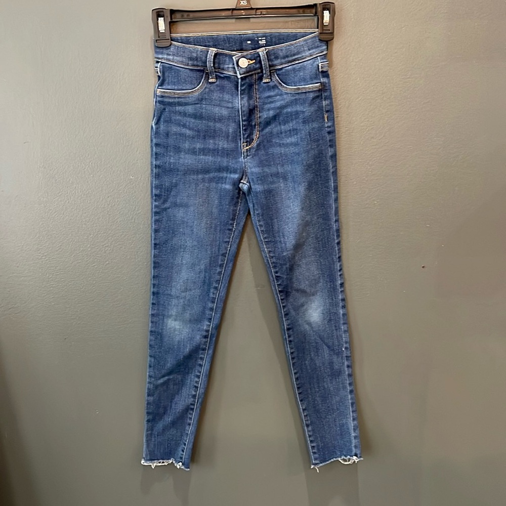 Girls Raw Edge Skinny Jeans